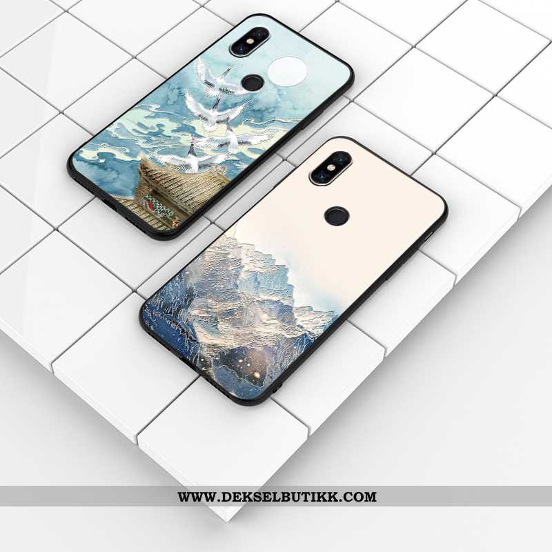 Etui Xiaomi Mi Mix 3 Trend Av Personlighet Blå, Deksel Xiaomi Mi Mix 3 Myke Tilbud