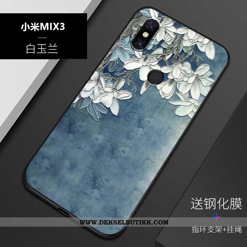 Etui Xiaomi Mi Mix 3 Trend Av Personlighet Blå, Deksel Xiaomi Mi Mix 3 Myke Tilbud