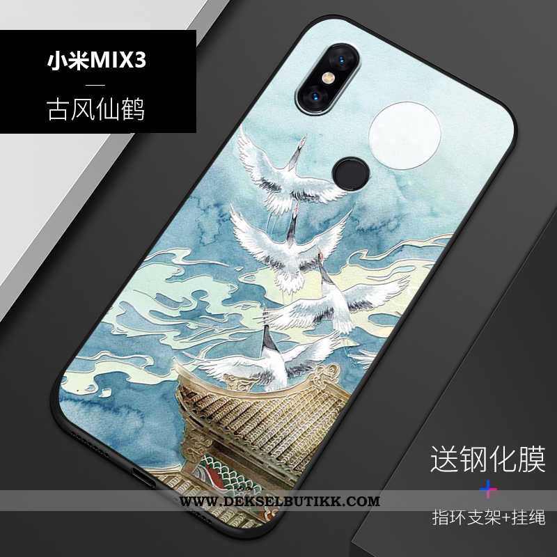 Etui Xiaomi Mi Mix 3 Trend Av Personlighet Blå, Deksel Xiaomi Mi Mix 3 Myke Tilbud