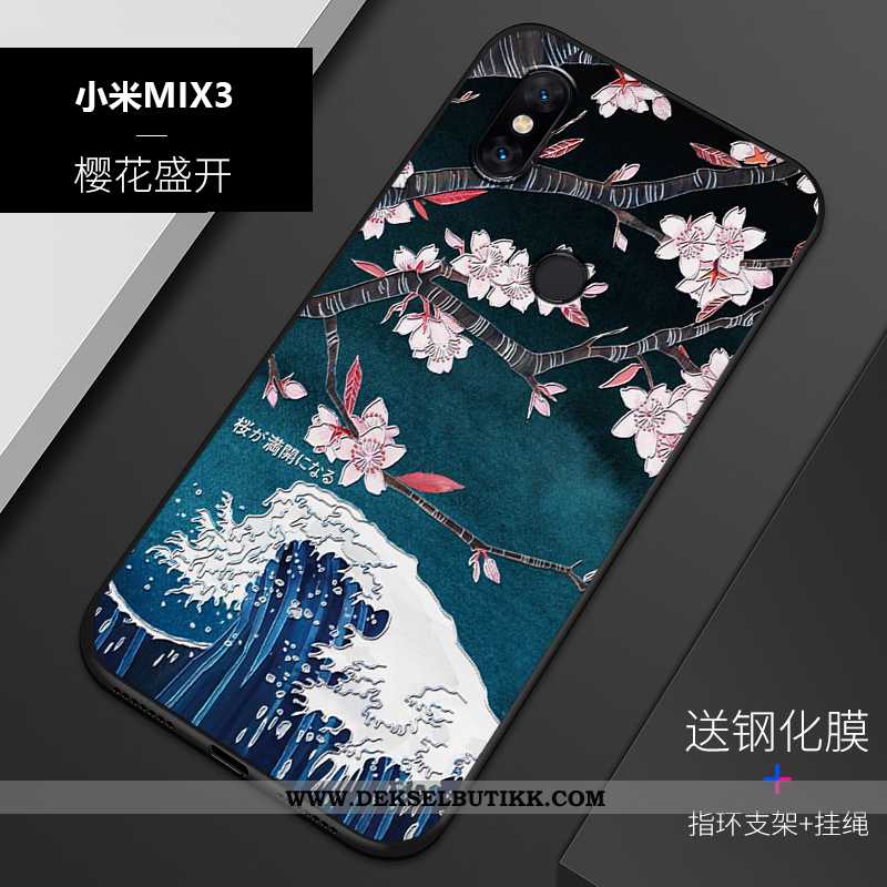 Etui Xiaomi Mi Mix 3 Trend Av Personlighet Blå, Deksel Xiaomi Mi Mix 3 Myke Tilbud