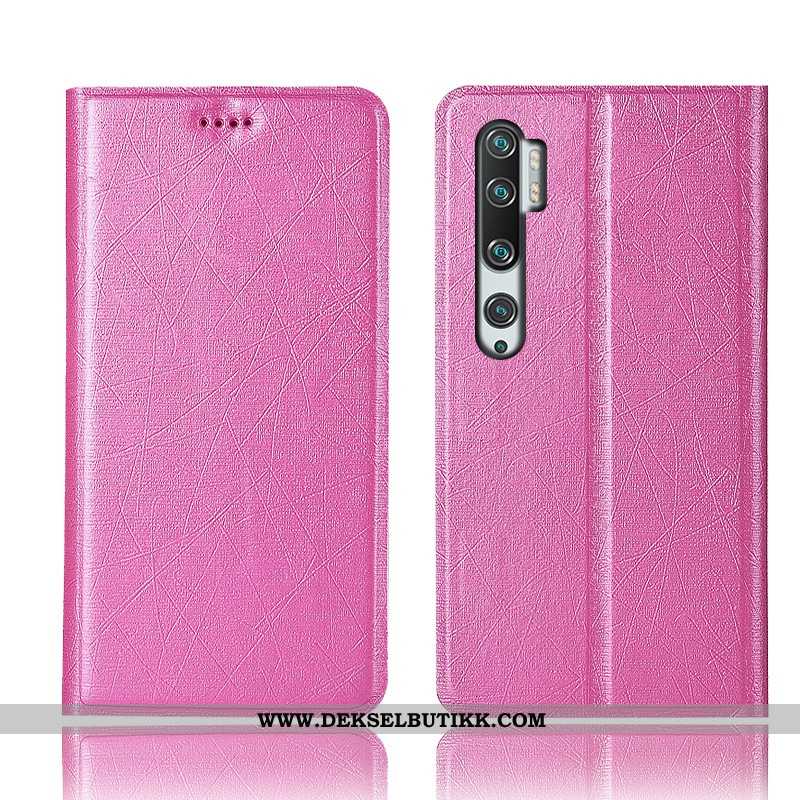 Etui Xiaomi Mi Note 10 Beskyttelse Mobiltelefon Folio Gull, Deksel Xiaomi Mi Note 10 Skinndeksel Til