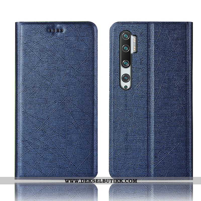 Etui Xiaomi Mi Note 10 Beskyttelse Mobiltelefon Folio Gull, Deksel Xiaomi Mi Note 10 Skinndeksel Til