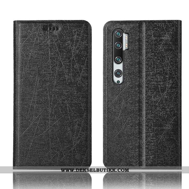 Etui Xiaomi Mi Note 10 Beskyttelse Mobiltelefon Folio Gull, Deksel Xiaomi Mi Note 10 Skinndeksel Til