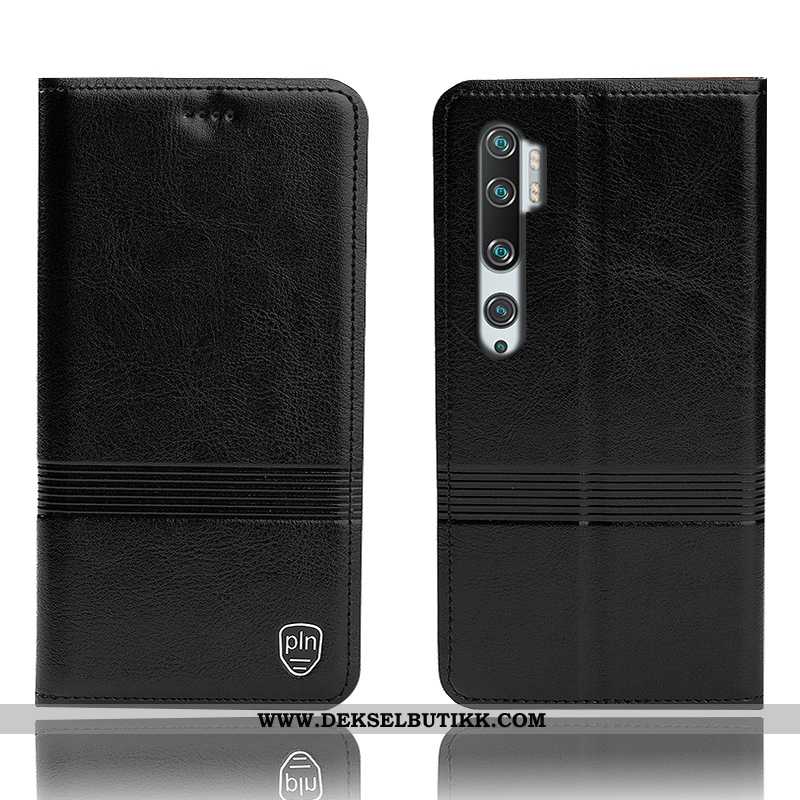 Etui Xiaomi Mi Note 10 Beskyttelse Mobiltelefon Rød Anti-fall Brun, Deksel Xiaomi Mi Note 10 Skinnde