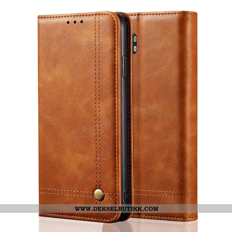 Etui Xiaomi Mi Note 10 Classic Liten Folio Svart, Deksel Xiaomi Mi Note 10 Beskyttelse Butikk