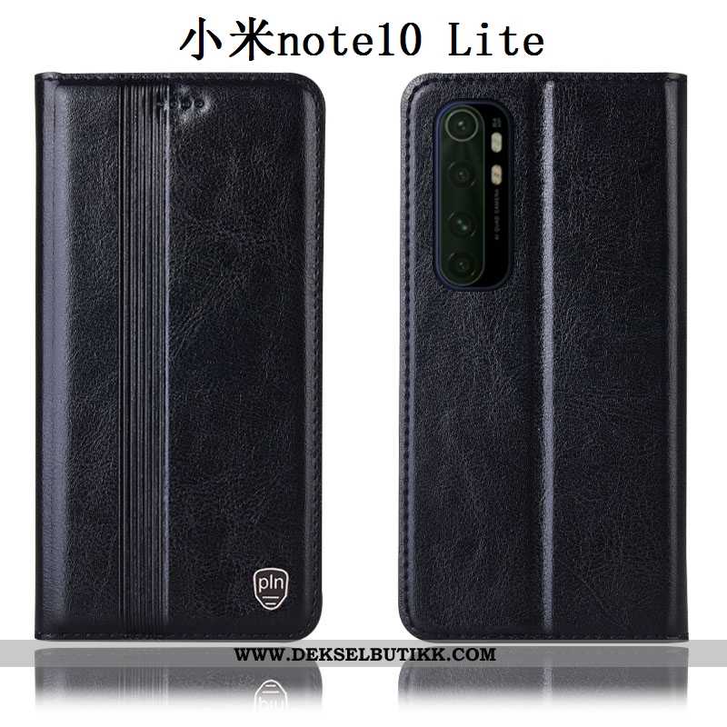 Etui Xiaomi Mi Note 10 Lite Beskyttelse Folio Alt Inkludert Ungdom Svart, Deksel Xiaomi Mi Note 10 L