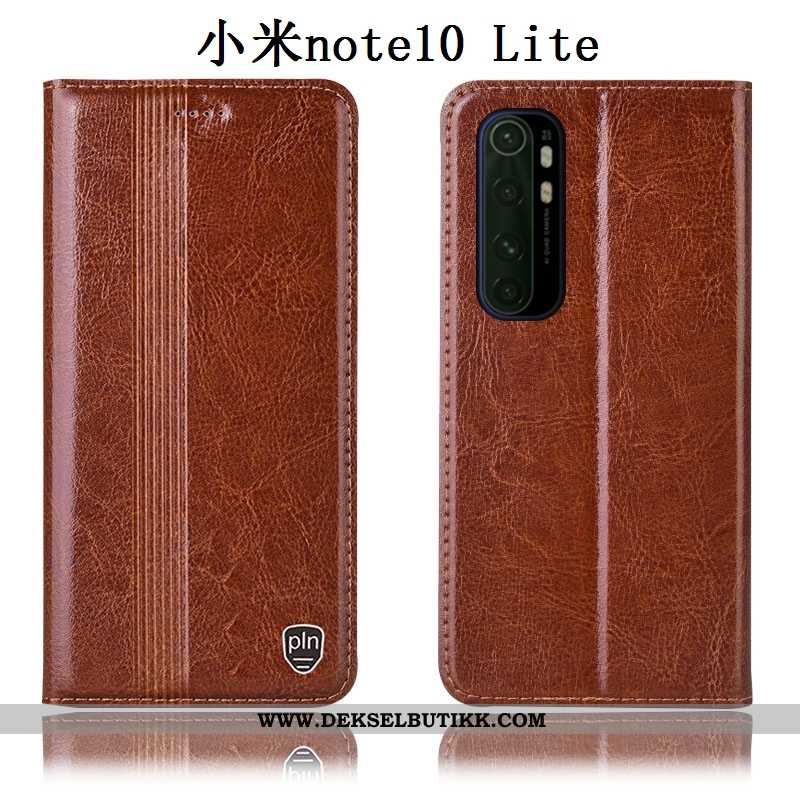 Etui Xiaomi Mi Note 10 Lite Beskyttelse Folio Alt Inkludert Ungdom Svart, Deksel Xiaomi Mi Note 10 L