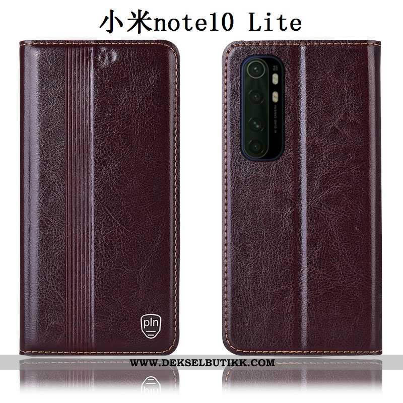 Etui Xiaomi Mi Note 10 Lite Beskyttelse Folio Alt Inkludert Ungdom Svart, Deksel Xiaomi Mi Note 10 L