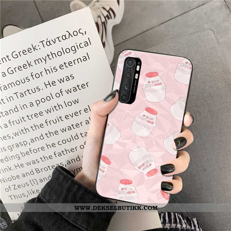 Etui Xiaomi Mi Note 10 Lite Kreativ Ungdom Mobiltelefon Av Personlighet Rosa, Deksel Xiaomi Mi Note 