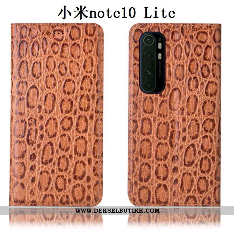 Etui Xiaomi Mi Note 10 Lite Skinn Deksel Mobiltelefon Alt Inkludert Rød, Xiaomi Mi Note 10 Lite Besk