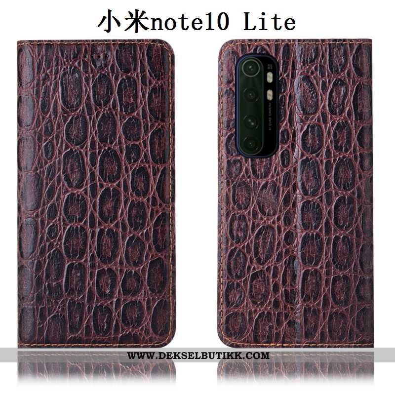 Etui Xiaomi Mi Note 10 Lite Skinn Deksel Mobiltelefon Alt Inkludert Rød, Xiaomi Mi Note 10 Lite Besk