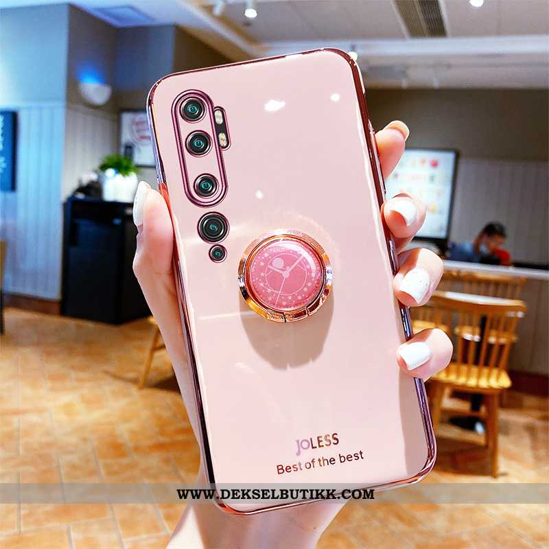 Etui Xiaomi Mi Note 10 Myke Kreativ Støtte High End Rosa, Deksel Xiaomi Mi Note 10 Silikon Til Salgs