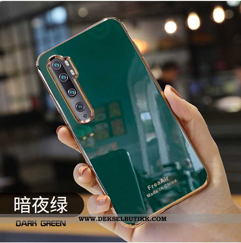 Etui Xiaomi Mi Note 10 Trend Grønn Cow Alt Inkludert, Deksel Xiaomi Mi Note 10 Ultra Tilbud