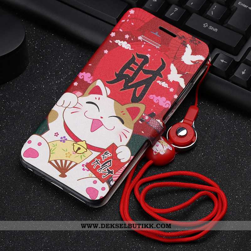 Etui Xiaomi Redmi 5 Hengende Ornamenter Lovers Silikon Deksel Lilla, Xiaomi Redmi 5 Trend Rabatt