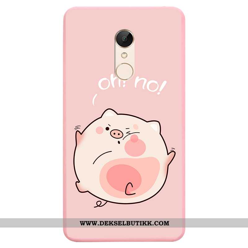 Etui Xiaomi Redmi 5 Silikon Nubuck Myke Alt Inkludert Rosa, Deksel Xiaomi Redmi 5 Beskyttelse Tilbud