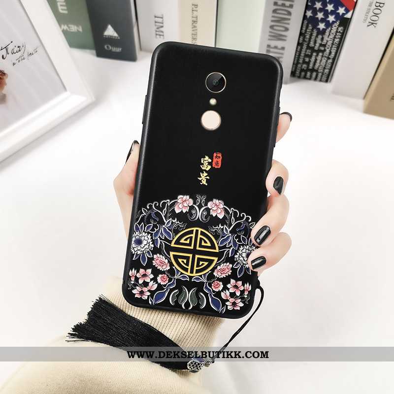 Etui Xiaomi Redmi 5 Trykk Totem Svart Vintage, Deksel Xiaomi Redmi 5 Av Personlighet Tilbud