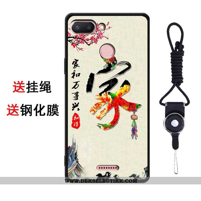 Etui Xiaomi Redmi 6 Cartoon Deksel Myke Student Rosa, Xiaomi Redmi 6 Trend Rabatt