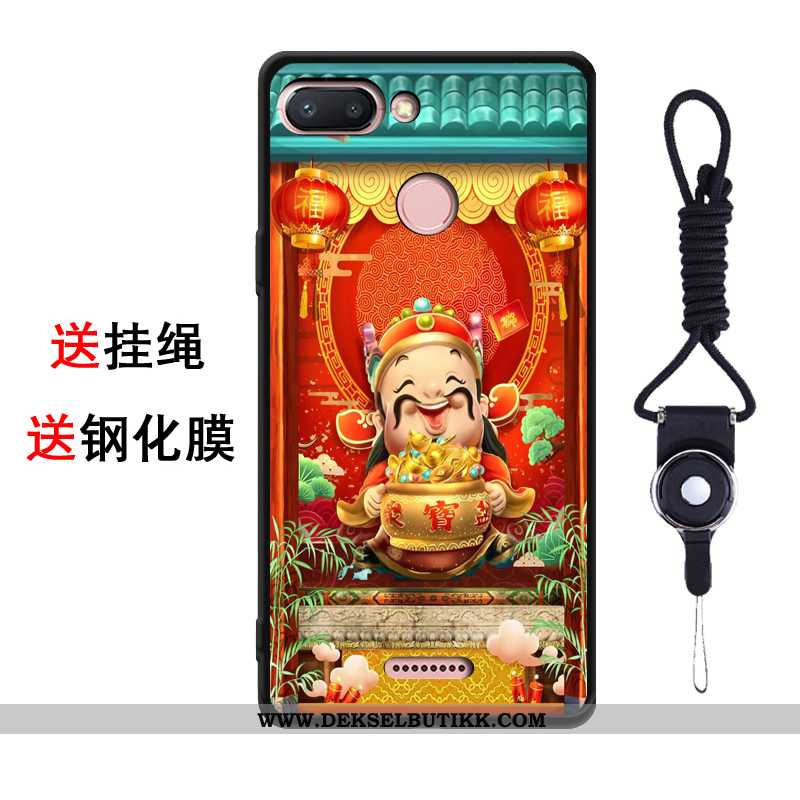 Etui Xiaomi Redmi 6 Cartoon Deksel Myke Student Rosa, Xiaomi Redmi 6 Trend Rabatt