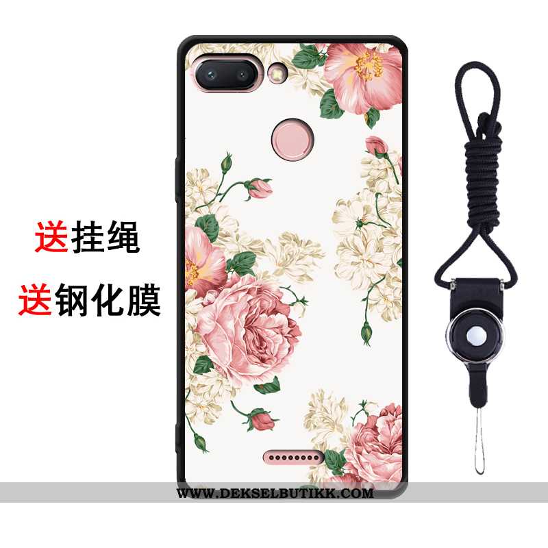 Etui Xiaomi Redmi 6 Cartoon Deksel Myke Student Rosa, Xiaomi Redmi 6 Trend Rabatt