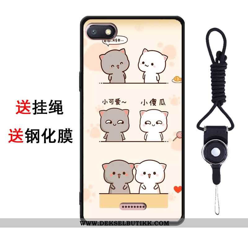 Etui Xiaomi Redmi 6 Cartoon Deksel Myke Student Rosa, Xiaomi Redmi 6 Trend Rabatt