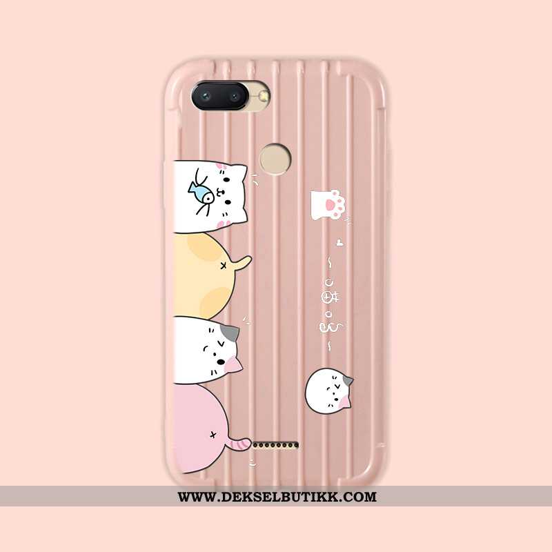 Etui Xiaomi Redmi 6 Myke Deksel Farge Malt Hvitt, Xiaomi Redmi 6 Beskyttelse Rabatt