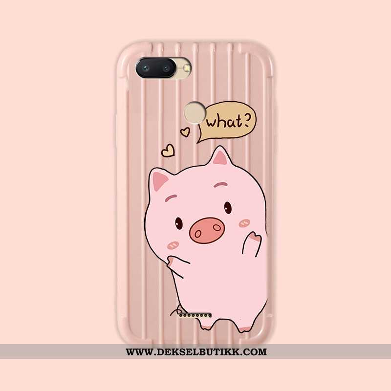 Etui Xiaomi Redmi 6 Myke Deksel Farge Malt Hvitt, Xiaomi Redmi 6 Beskyttelse Rabatt