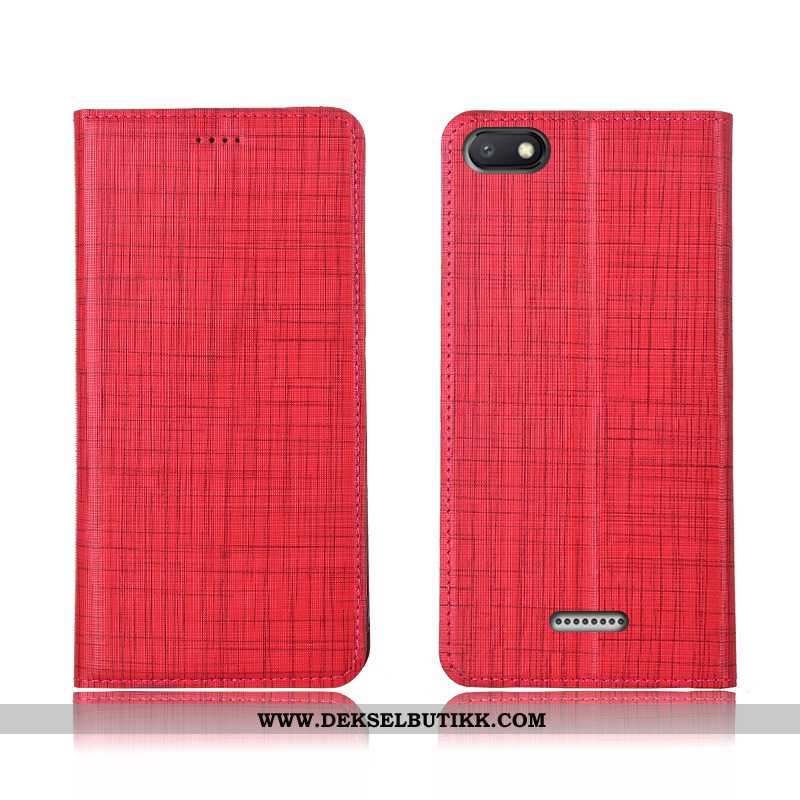 Etui Xiaomi Redmi 6a Beskyttelse Silikon Anti-fall Deksel Rød, Xiaomi Redmi 6a Skinndeksel Butikk