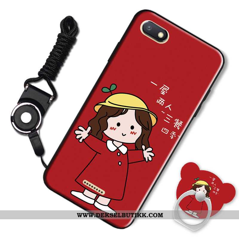 Etui Xiaomi Redmi 6a Cartoon Svart Anti-fall Alt Inkludert, Deksel Xiaomi Redmi 6a Trend Tilbud