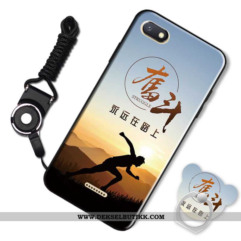 Etui Xiaomi Redmi 6a Cartoon Svart Anti-fall Alt Inkludert, Deksel Xiaomi Redmi 6a Trend Tilbud