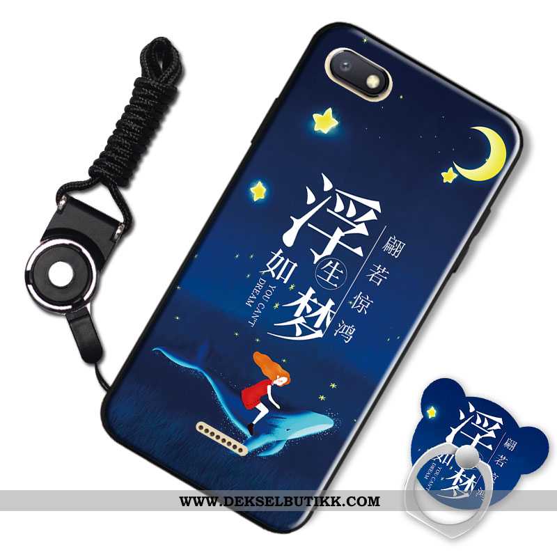 Etui Xiaomi Redmi 6a Cartoon Svart Anti-fall Alt Inkludert, Deksel Xiaomi Redmi 6a Trend Tilbud