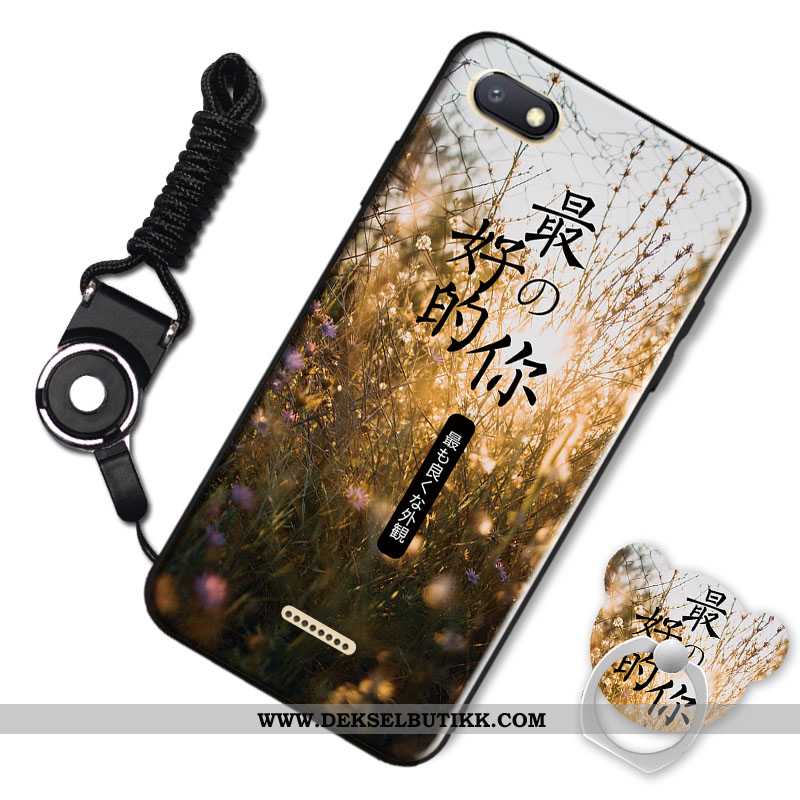 Etui Xiaomi Redmi 6a Cartoon Svart Anti-fall Alt Inkludert, Deksel Xiaomi Redmi 6a Trend Tilbud