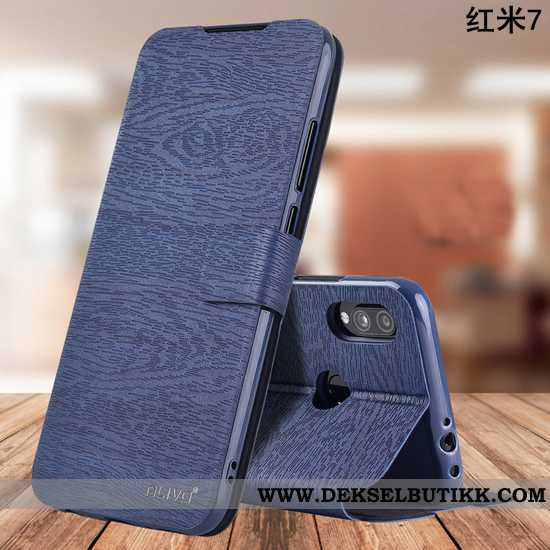 Etui Xiaomi Redmi 7 Skinndeksel Beskyttelse Alt Inkludert Silikon Rød, Deksel Xiaomi Redmi 7 Myke Ra