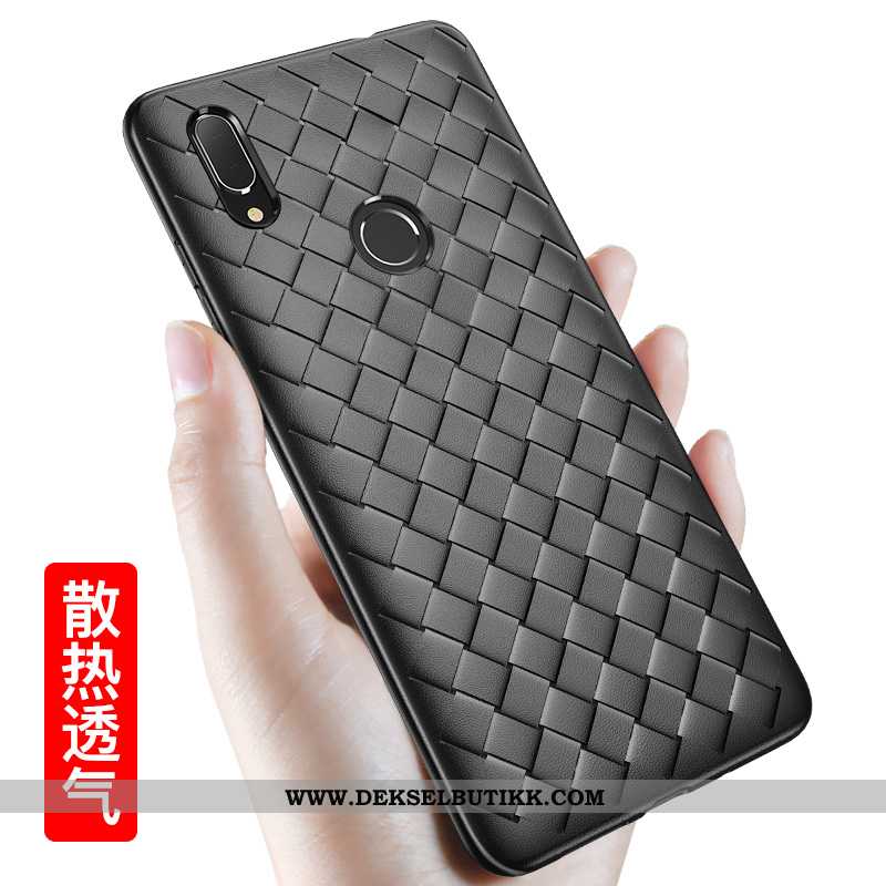 Etui Xiaomi Redmi 7 Trend Flettet Mobiltelefon Rød Svart, Deksel Xiaomi Redmi 7 Ultra Til Salgs