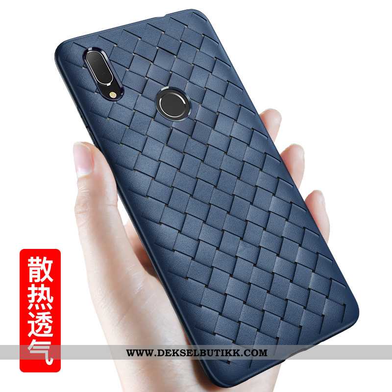 Etui Xiaomi Redmi 7 Trend Flettet Mobiltelefon Rød Svart, Deksel Xiaomi Redmi 7 Ultra Til Salgs