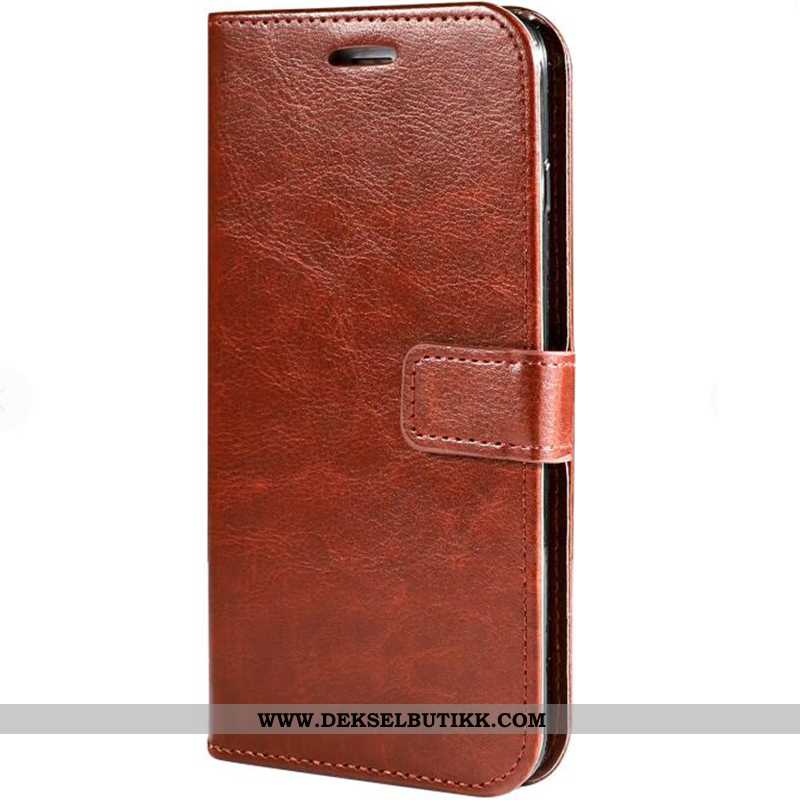 Etui Xiaomi Redmi 7a Beskyttelse Mobiltelefon Myke Brun, Deksel Xiaomi Redmi 7a Skinndeksel Billige