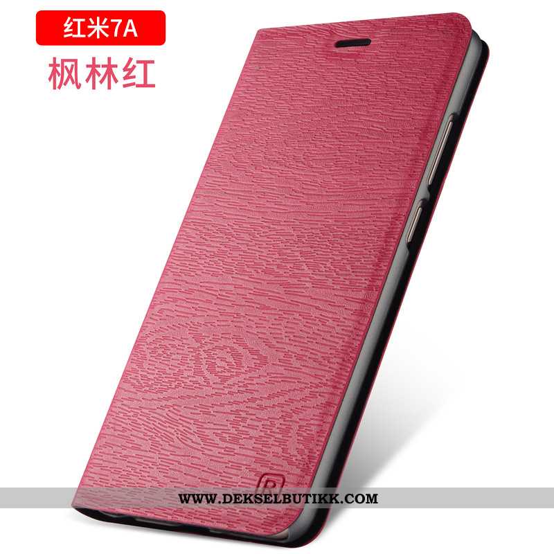 Etui Xiaomi Redmi 7a Beskyttelse Svart Folio Gull, Deksel Xiaomi Redmi 7a Skinndeksel Tilbud