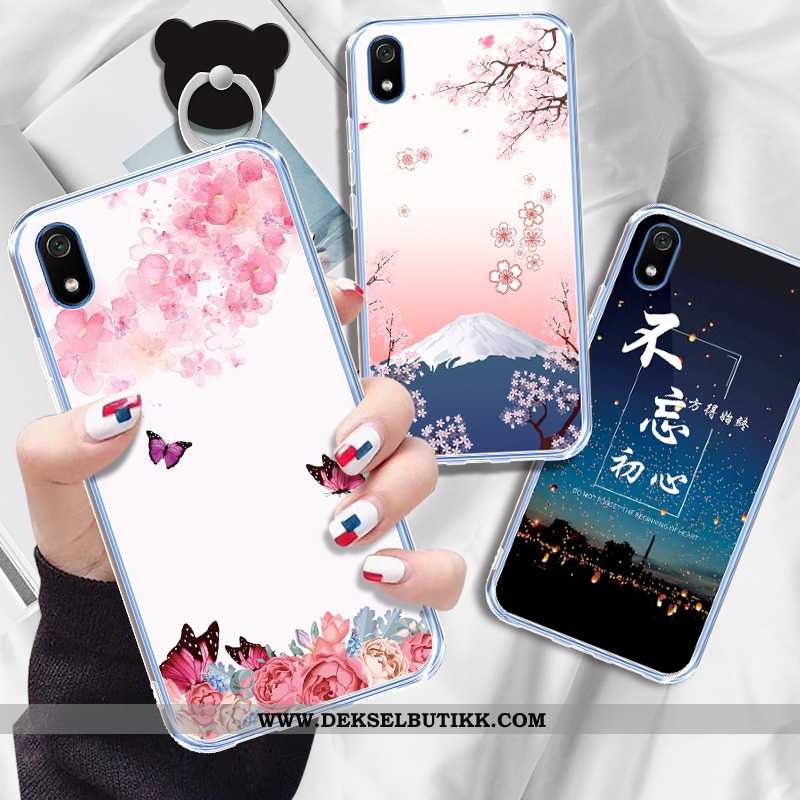 Etui Xiaomi Redmi 7a Cartoon Deksel Mobiltelefon Av Personlighet Rosa, Xiaomi Redmi 7a Myke Kjøpe