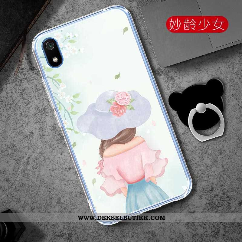 Etui Xiaomi Redmi 7a Cartoon Deksel Mobiltelefon Av Personlighet Rosa, Xiaomi Redmi 7a Myke Kjøpe