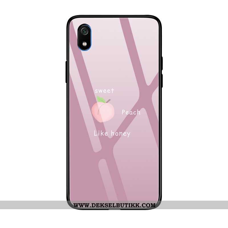 Etui Xiaomi Redmi 7a Glass Anti-fall Av Personlighet Beskyttelse Rosa, Deksel Xiaomi Redmi 7a Mote T