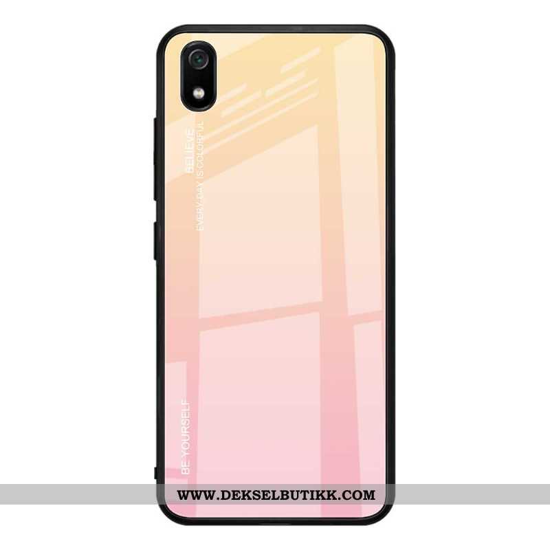 Etui Xiaomi Redmi 7a Glass Enkel Anti-fall Grønn, Deksel Xiaomi Redmi 7a Trend Billige