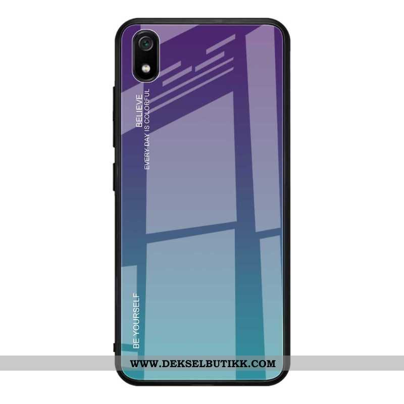 Etui Xiaomi Redmi 7a Glass Enkel Anti-fall Grønn, Deksel Xiaomi Redmi 7a Trend Billige