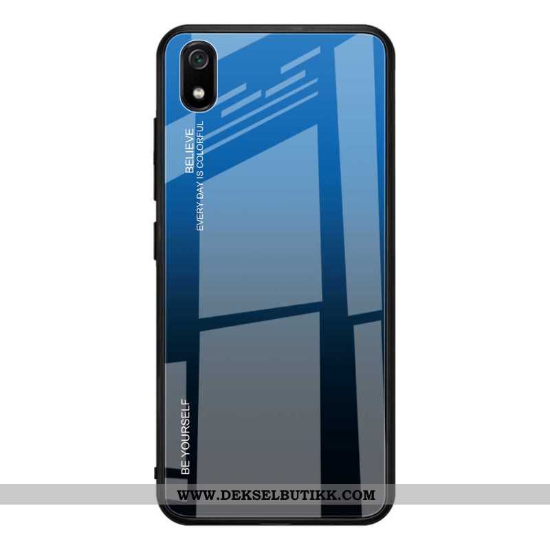 Etui Xiaomi Redmi 7a Glass Enkel Anti-fall Grønn, Deksel Xiaomi Redmi 7a Trend Billige