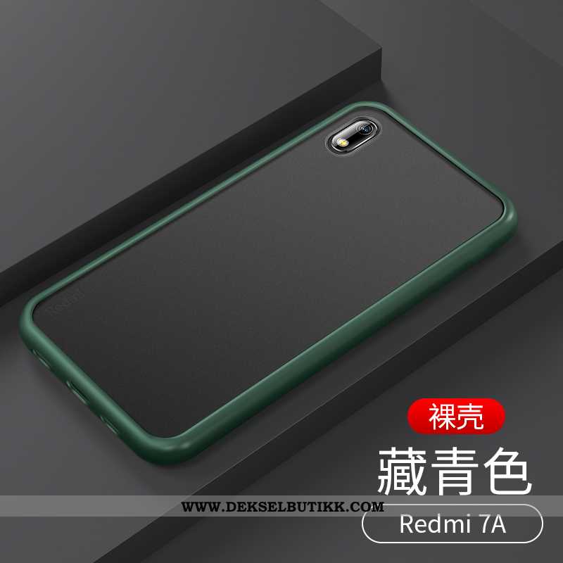 Etui Xiaomi Redmi 7a Trend Silikon Deksel Tynne Mørkeblå, Xiaomi Redmi 7a Ultra Billig