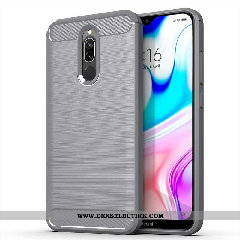 Etui Xiaomi Redmi 8 Kreativ Anti-fall Beskyttelse Grå, Deksel Xiaomi Redmi 8 Trend Billige