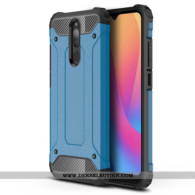 Etui Xiaomi Redmi 8 Nubuck Beskyttelse Mobiltelefon Blå, Deksel Xiaomi Redmi 8 Silikon Billig