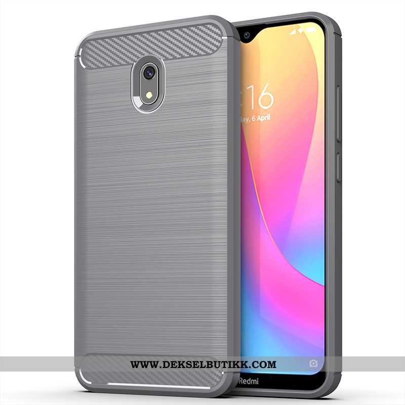 Etui Xiaomi Redmi 8a Beskyttelse Deksel Silikon Myke Svart, Xiaomi Redmi 8a Nubuck Billig