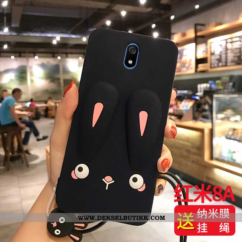 Etui Xiaomi Redmi 8a Beskyttelse Rød Rosa, Deksel Xiaomi Redmi 8a Hengende Ornamenter Tilbud