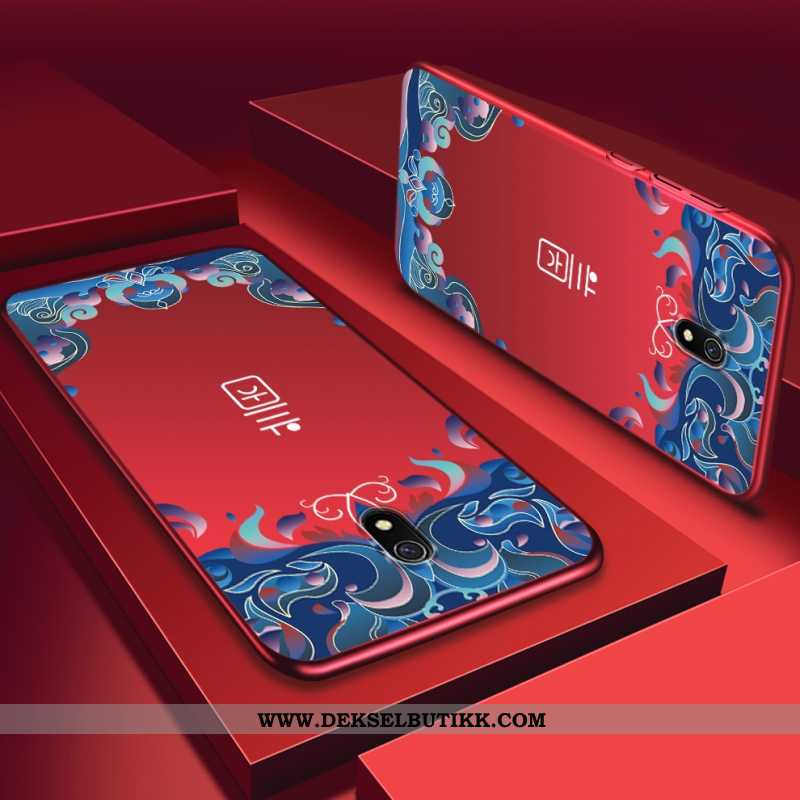 Etui Xiaomi Redmi 8a Nubuck Mobiltelefon Hard Rød, Deksel Xiaomi Redmi 8a Av Personlighet Billige