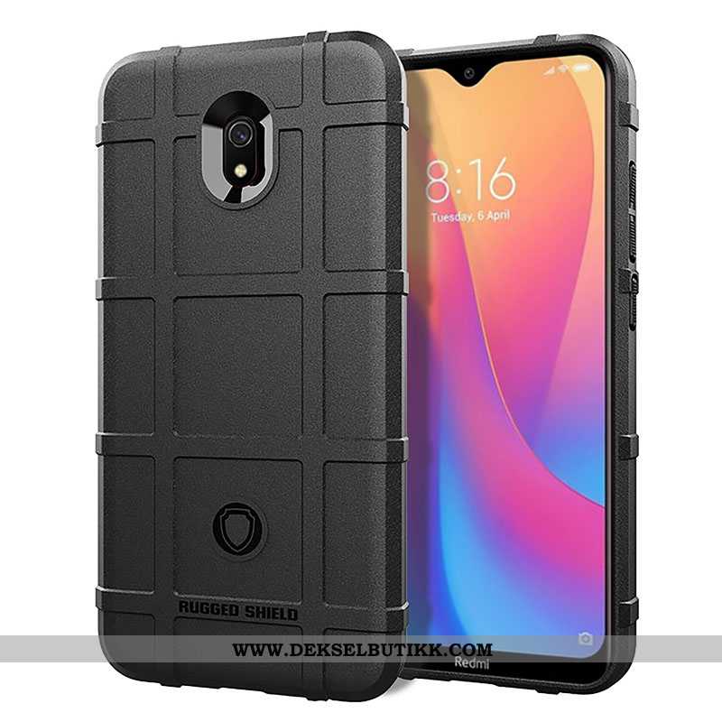 Etui Xiaomi Redmi 8a Nubuck Svart Rød Myke, Deksel Xiaomi Redmi 8a Av Personlighet Billige