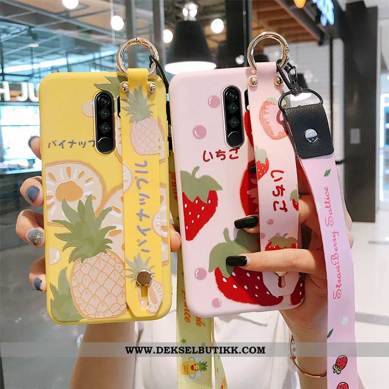 Etui Xiaomi Redmi 9 Kreativ Nye Hengende Ornamenter Frukt Gul, Deksel Xiaomi Redmi 9 Trend Billig